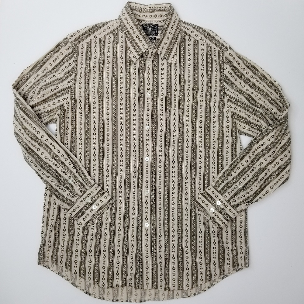 Lucky Brand | 100% Cotton Button Up Brown Tan
